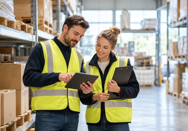 Arbeitsumgebung in der Logistik